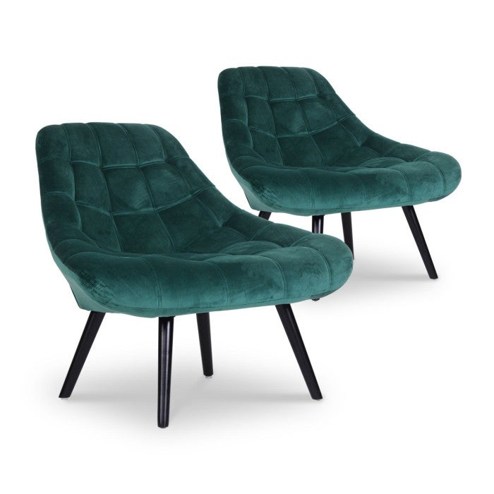Lot de 2 fauteuils relax bois d'acacia et textilène gris | sweeek