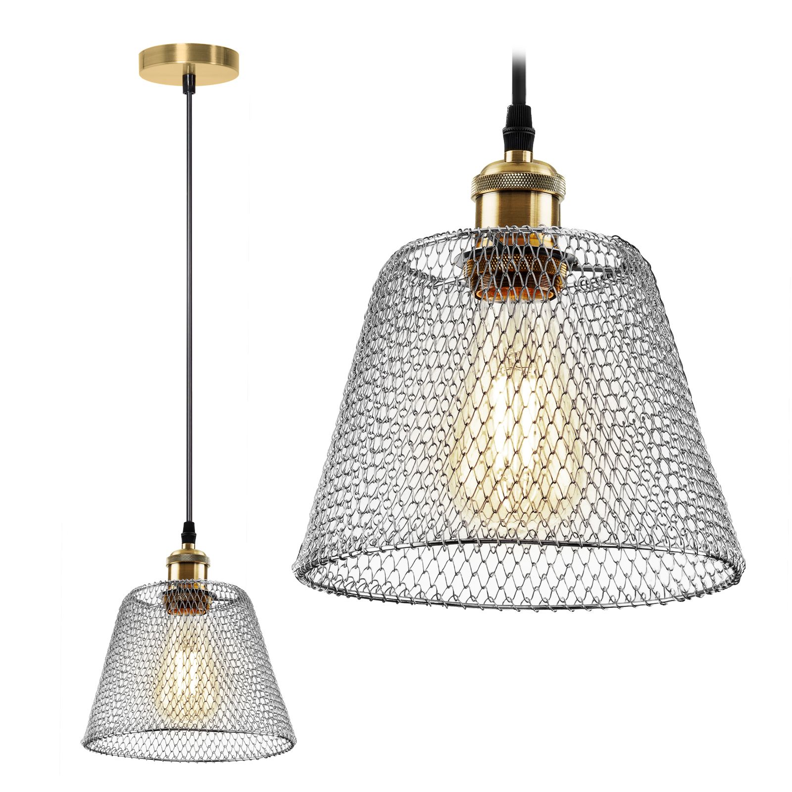 Lampa Sufitowa Toolight App946-1Cp Set Chrom 20Cm
