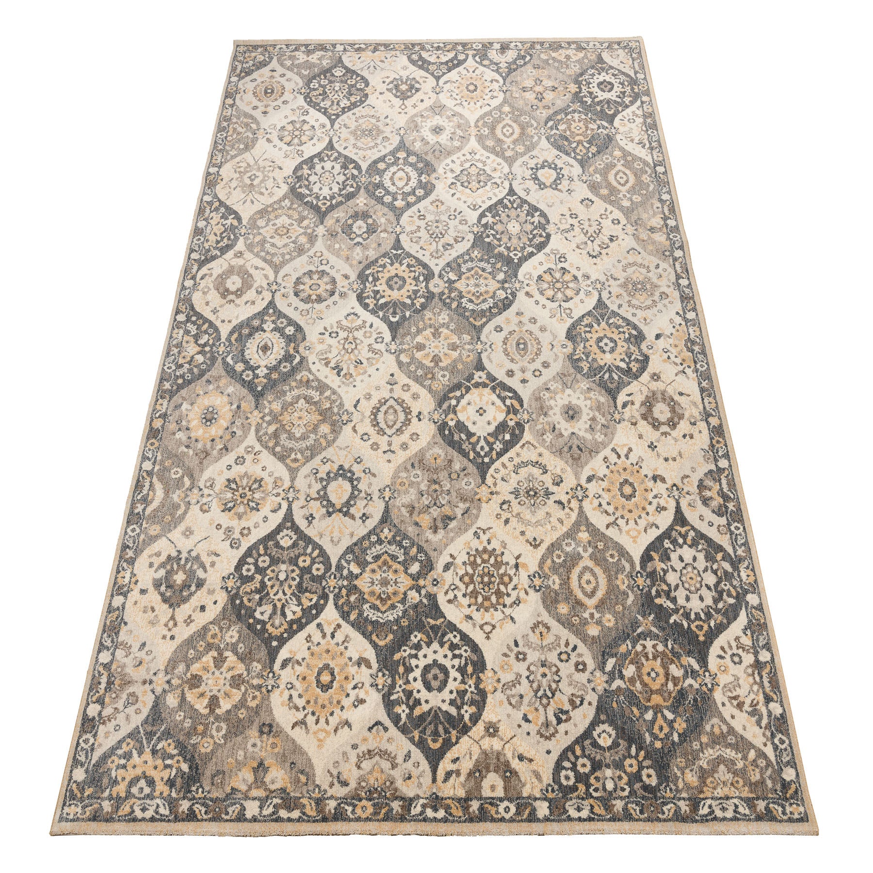 Dywan LEGEND 468 05 GB500 wełniany OSTA - Orientalny, eskluzywny beż / szary 160x230 cm