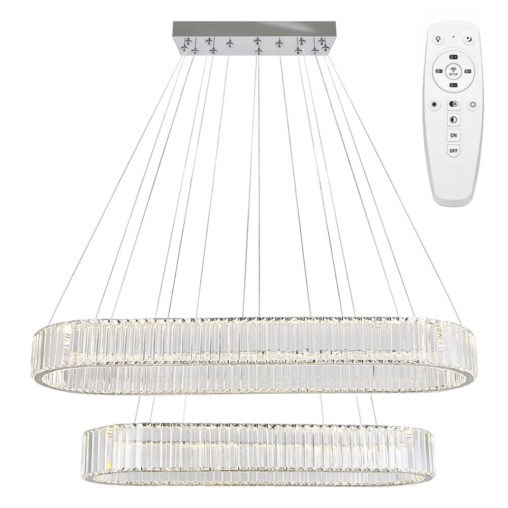 Lampa Sufitowa Wisząca Led Toolight Led App1546-Cp2 Chrom