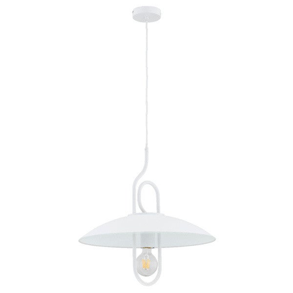 Lampa wisząca Chee biała 1 x E27 x 60W wym: 90 x 47 x 47 cm Alfa