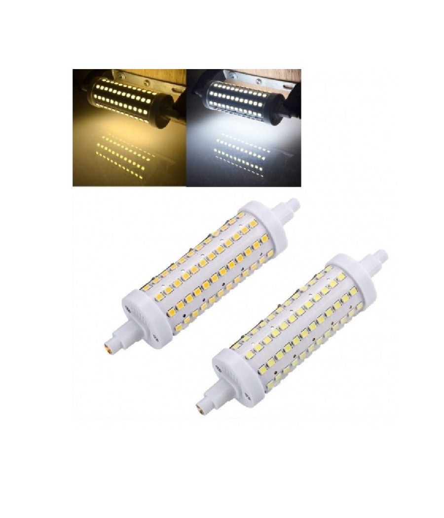 Trade Shop - Lampada Lampadina A Led R7s Luce 360 Gradi 118mm Luce Calda Fredda 220v 10w - Bianco Caldo - - 2