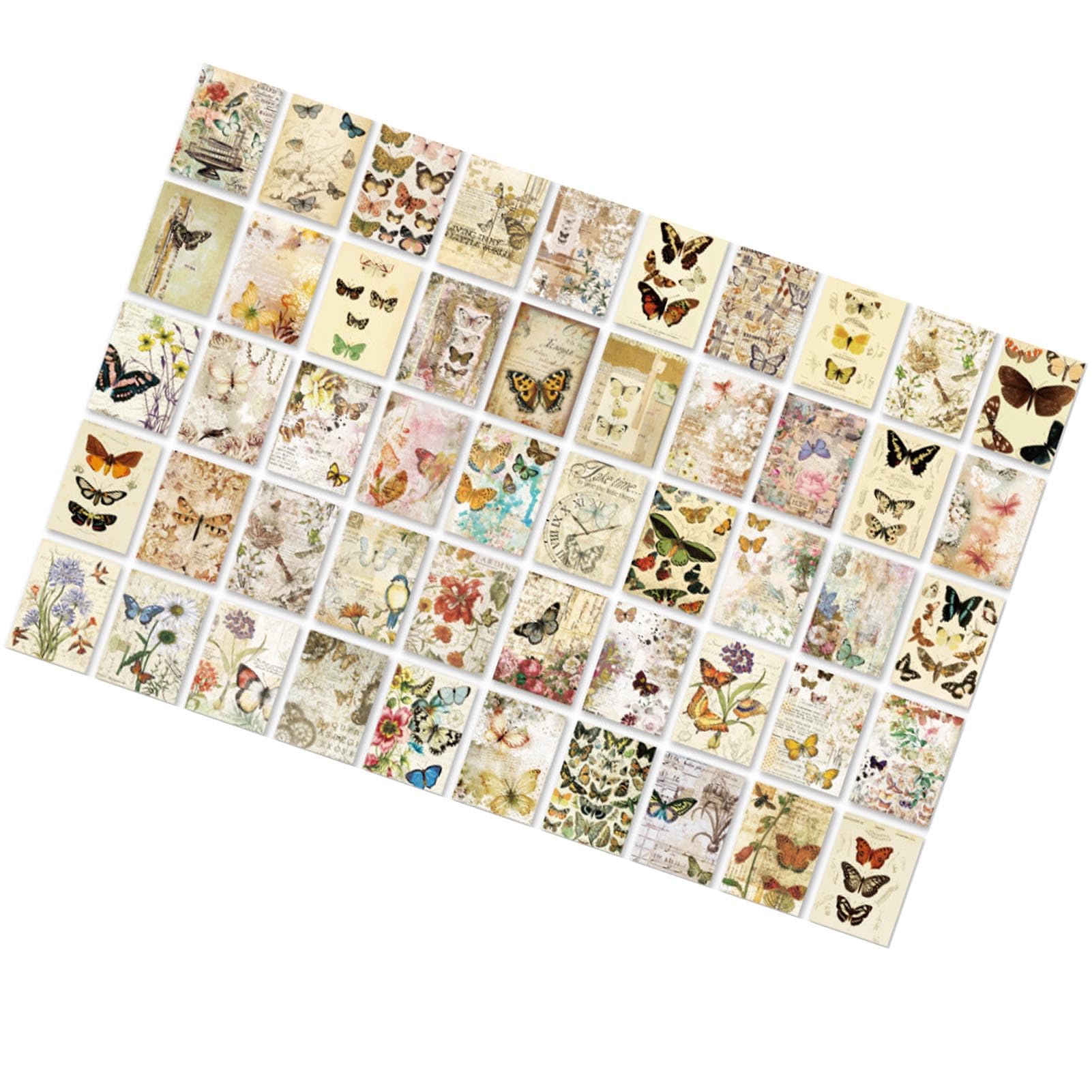 100 Feuilles Papier Aquarelle Coton - Aspect Ancien, 200g/m², Format 8x6 Pouces (20x15 Cm)