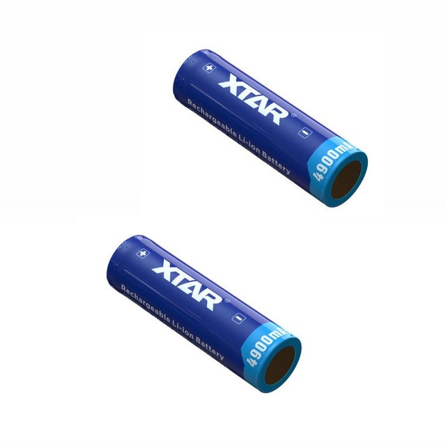 2 accu 21700 3.6V Li-ion 4900mAh-Xtar-boite