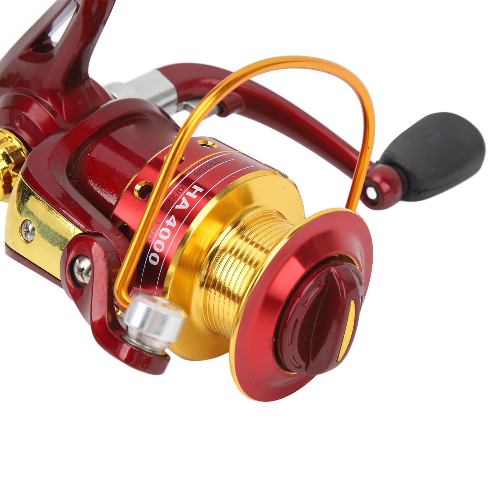 Mulinello da pesca a 8 cuscinetti Colore rosso Rapporto di trasmissione 5.2:1 Mulinello per acqua salata per campeggio - 9