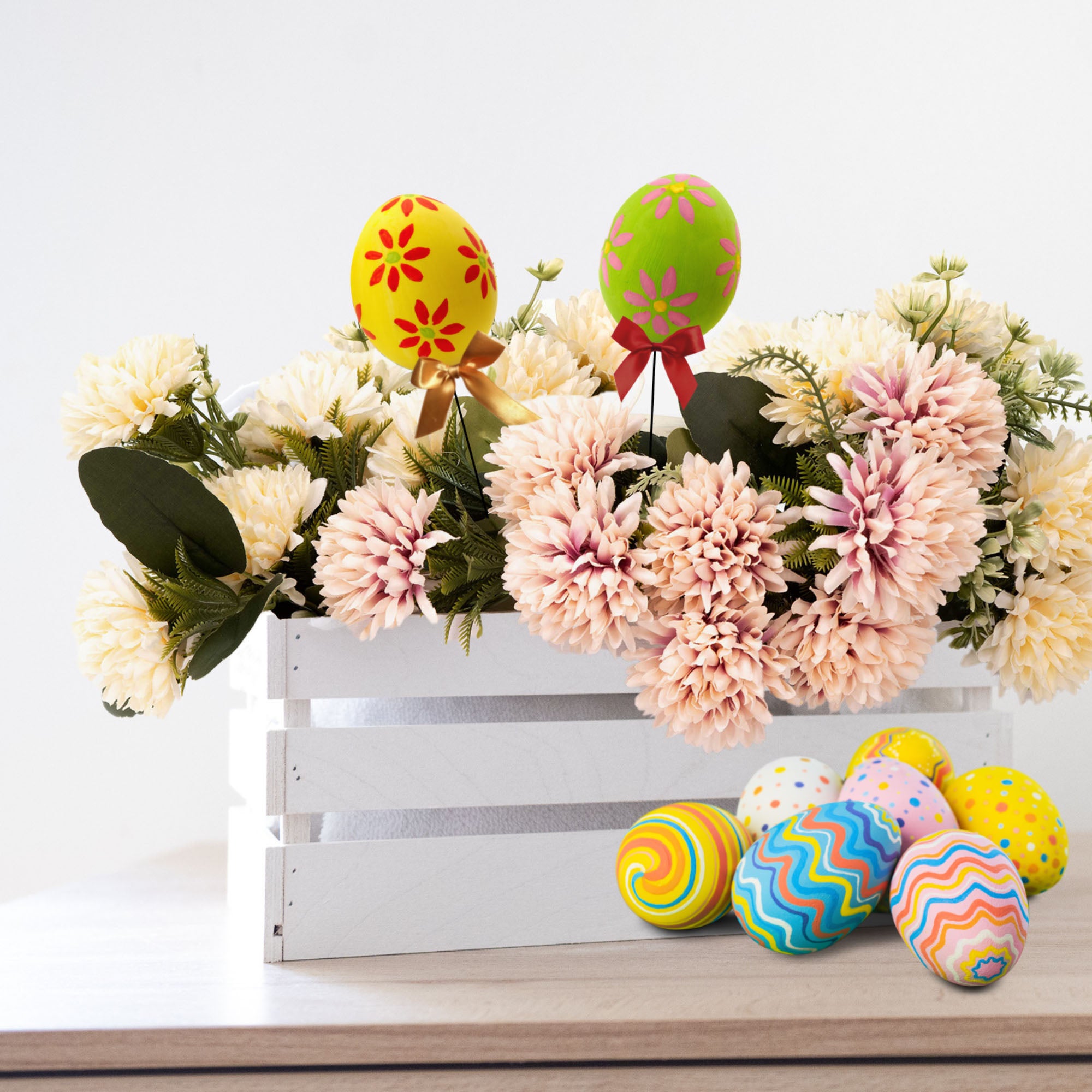 Cassetta Contenitore in legno BIANCA Scatola Cesta Portaoggetti Decorativa da Esposizione multiuso per casa ed eventi 15x21 Altezza 10 cm - 2