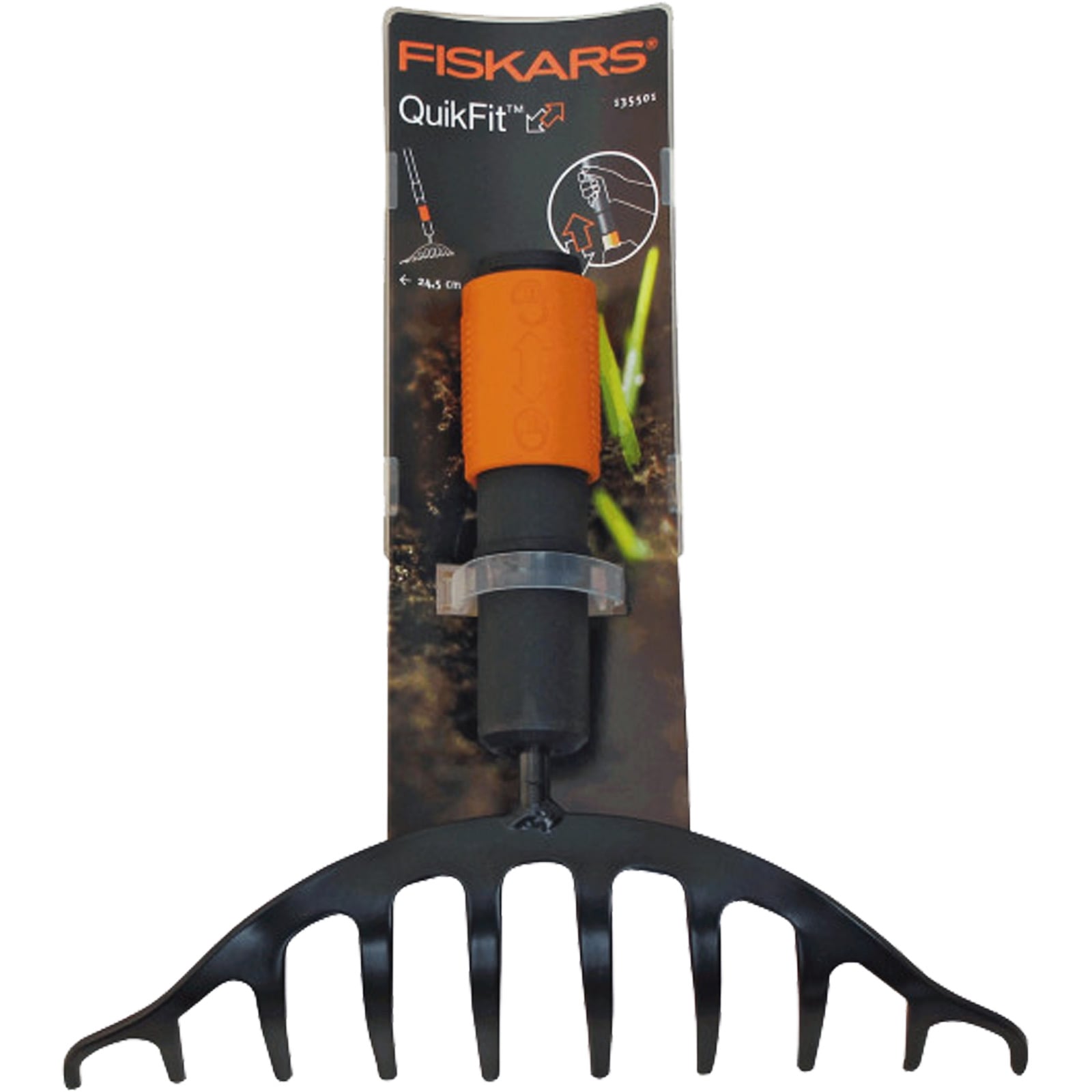 FISKARS Grabie do róż QuikFit Szerokość robocza 240 mm 10 Zębów - 1000651 - 4