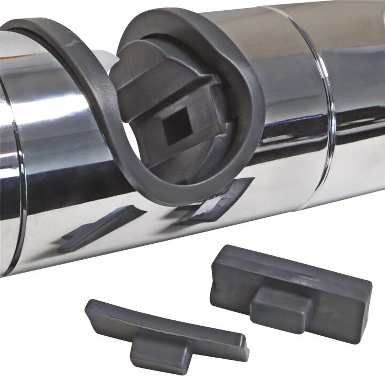 Support de barre de douche - Compatible : Ø 18, 19, 22, 25 mm - 3