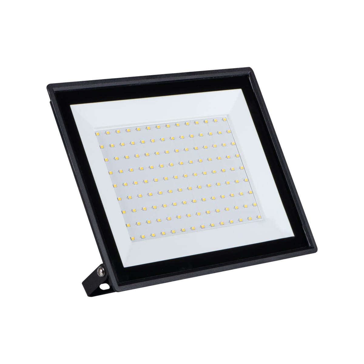 Naświetlacz halogen GRUN LED 100W Neutralna biel 9500lm czarny wym:22,2x27x2,7cm IP65 Miledo