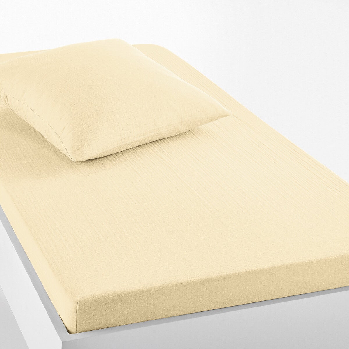Drap-housse 130x190 Cm - Une Place (long) - Blanc - Neuf Sans Emballage