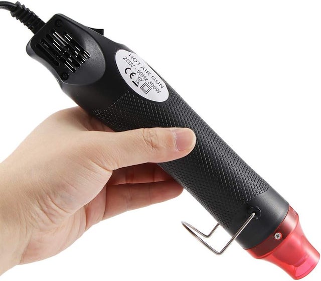 Pistolet à Air chaud portable Décapeur Thermique 300W à Haute température pour le bricolage et le gaufrage sous film thermo rétractable ou Séchage