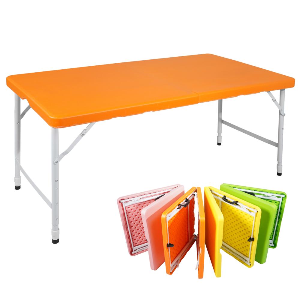Mesa Plegable Portatil Redonda Uso Interior Exterior Eventos Para Jardín Interior Y Exterior De HDPE Con