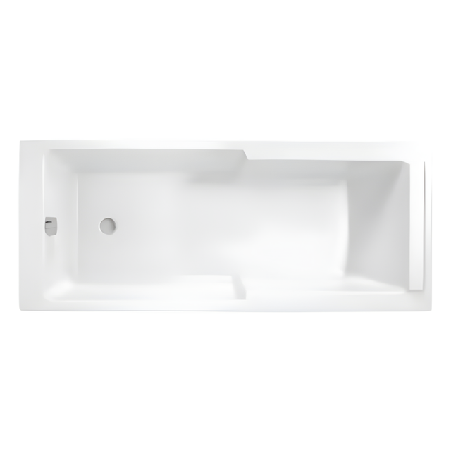Baignoire bain douche JACOB DELAFON Struktura compacte Acrylique renforcé 170 x 70