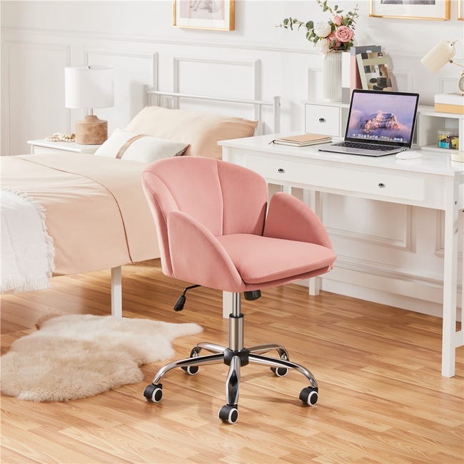 Abician Chaise de Bureau Moderne en Velours Chaise d'ordinateur Pivotante à 360° avec Assise Réglable en Hauteur Fauteuil Inclinable pour Bureau/Domicile 60 × 61 × 83-92,5 cm Gris foncé Abician Chaise de Bureau Moderne en Velours Chaise d'ordinateur Pivotante à 360° avec Assise Réglable en Hauteur Fauteuil Inclinable pour Bureau/Domicile 60 × 61 × 83-92,5 cm Gris foncé