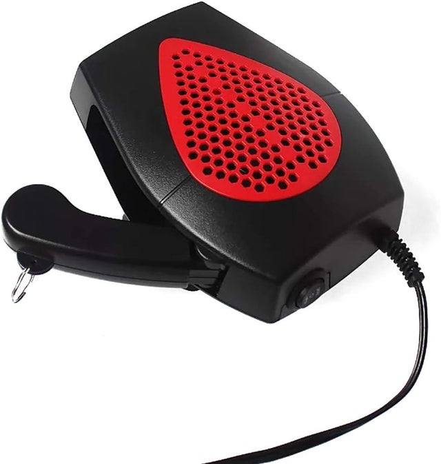 Ventilador calefactor para coche de 12 V y 150 W, con función de descongelación y desempañado, calefactor de habitáculo con asa calefactora giratoria