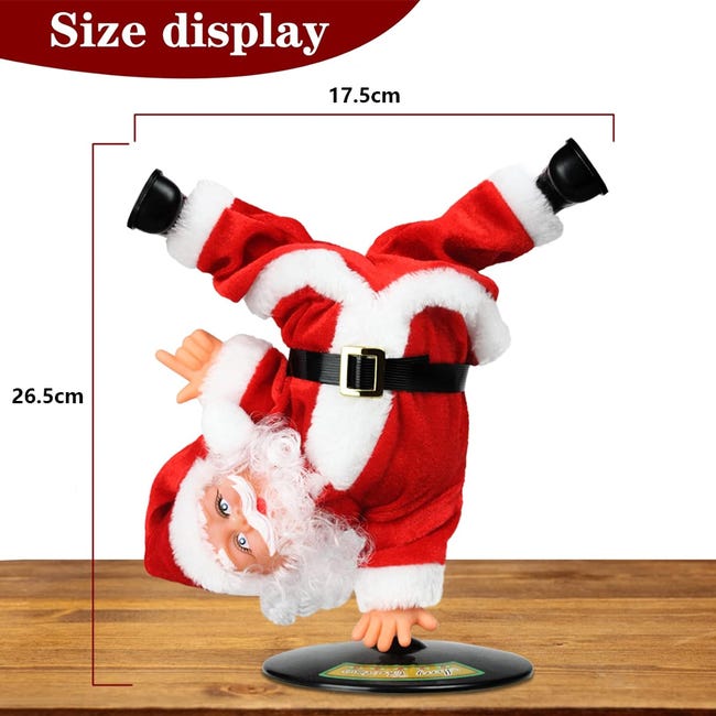 Peluche Père Noël Douce - Rembourrage Coton PP, Taille 25 Cm Ou 35 Cm, Décoration De Noël Ou Cadeau