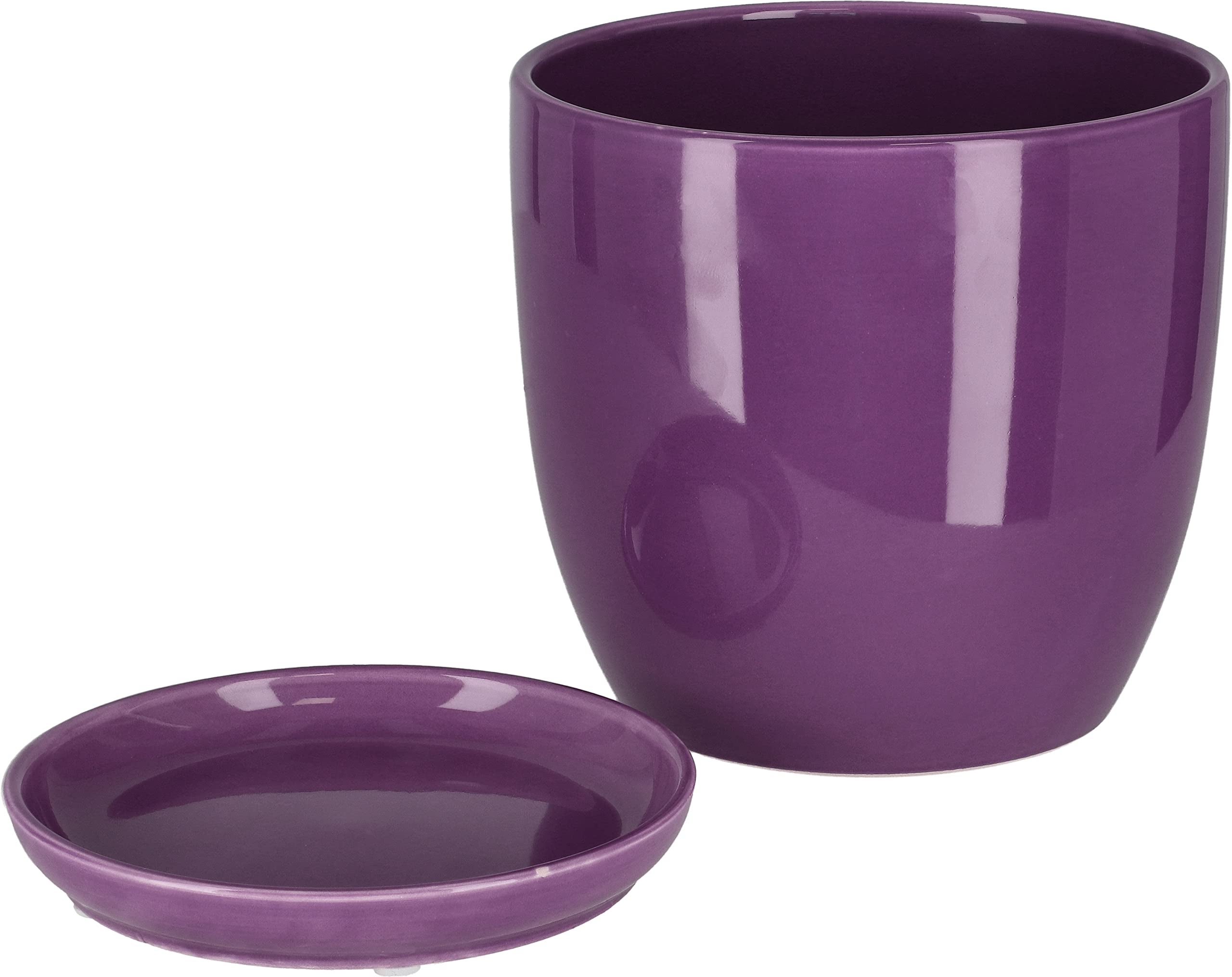 2x doniczka 16 osłonka ceramiczna donica podstawka - KOTARBAU - 7