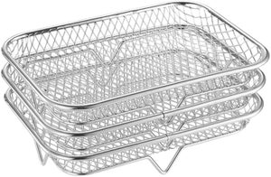 Grille Barbecue Acier Inoxydable 304 - 62 X 26 Cm - Rectangulaire, Facile à Nettoyer
