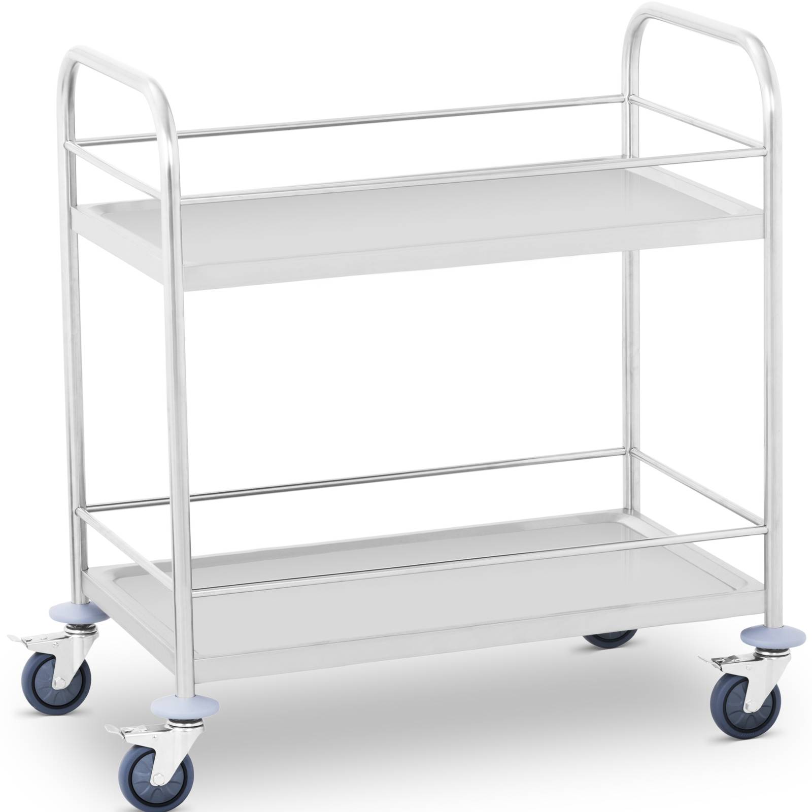 Carro de servicio - 2 estantes - hasta 100 kg - tubo redondo - para bebidas