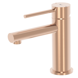 Luisa mitigeur lavabo bas or rose brossé