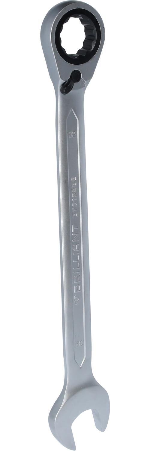 BRILLIANT TOOLS Klucz nasadowy z grzechotką dwustronny 32 mm - BT013832