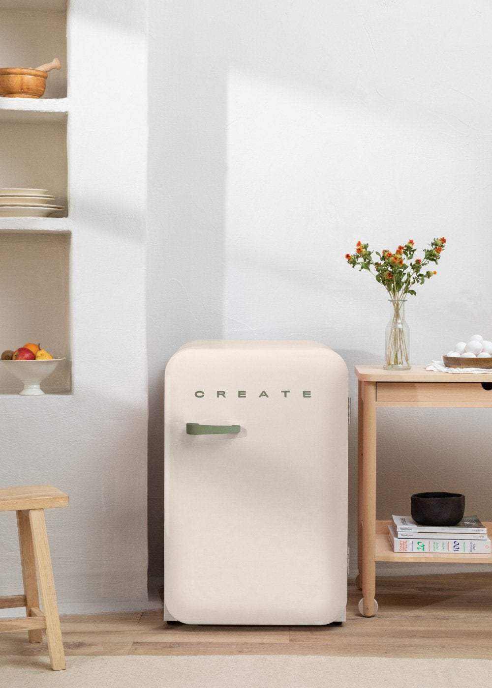 FRIDGE RETRO 107L - Lodówka w stylu retro