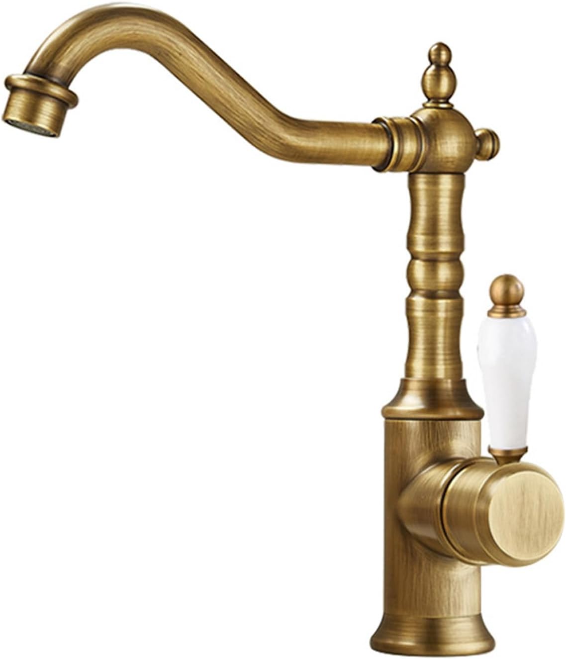 Robinet De Salle De Bain - Antique - Mitigeur Cascade - Laiton Doré