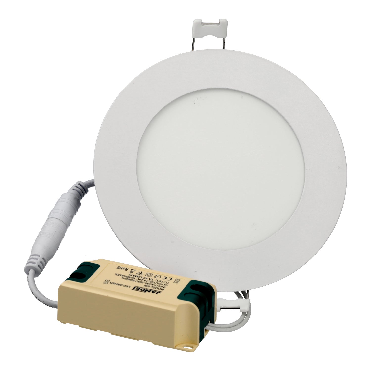 Downlight led 6W neutralny biały 4200K okrągły wpuszczany biały