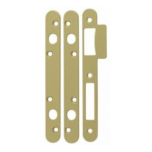Jeu de gâches pour coffre 3 points 5000 - ASSA ABLOY VACHETTE Jaune/Doré - 4