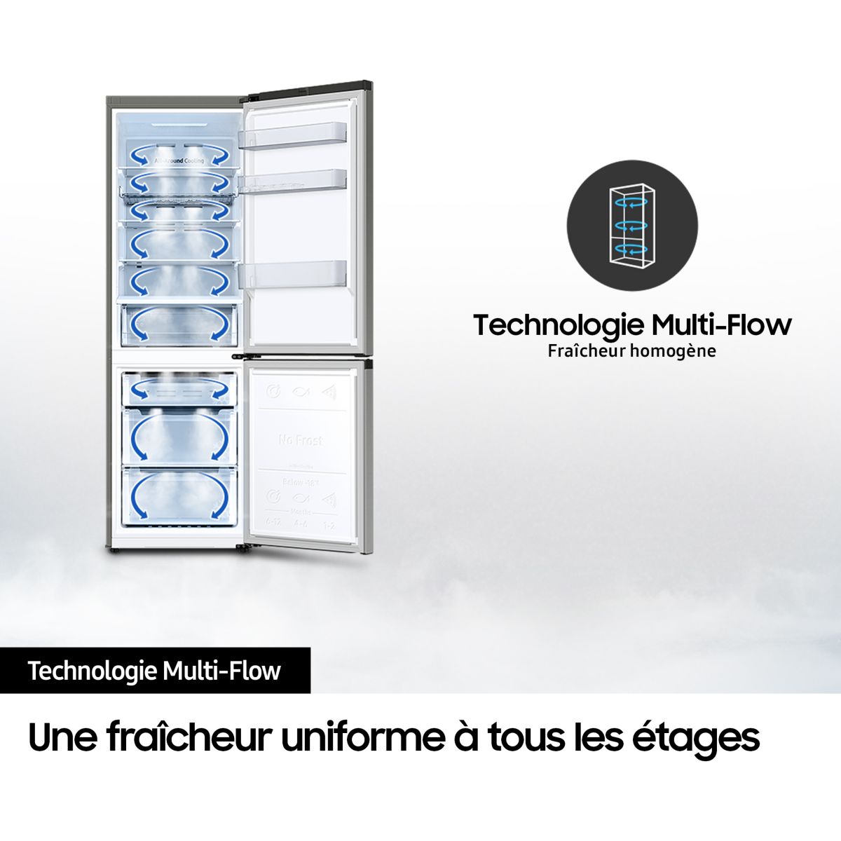Réfrigérateur combiné SAMSUNG RB38C655DS9 - 7