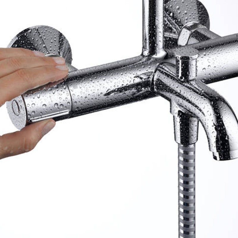 Colonne bain douche thermostatique HANSGROHE Vernis Shape 230 chromé - 5