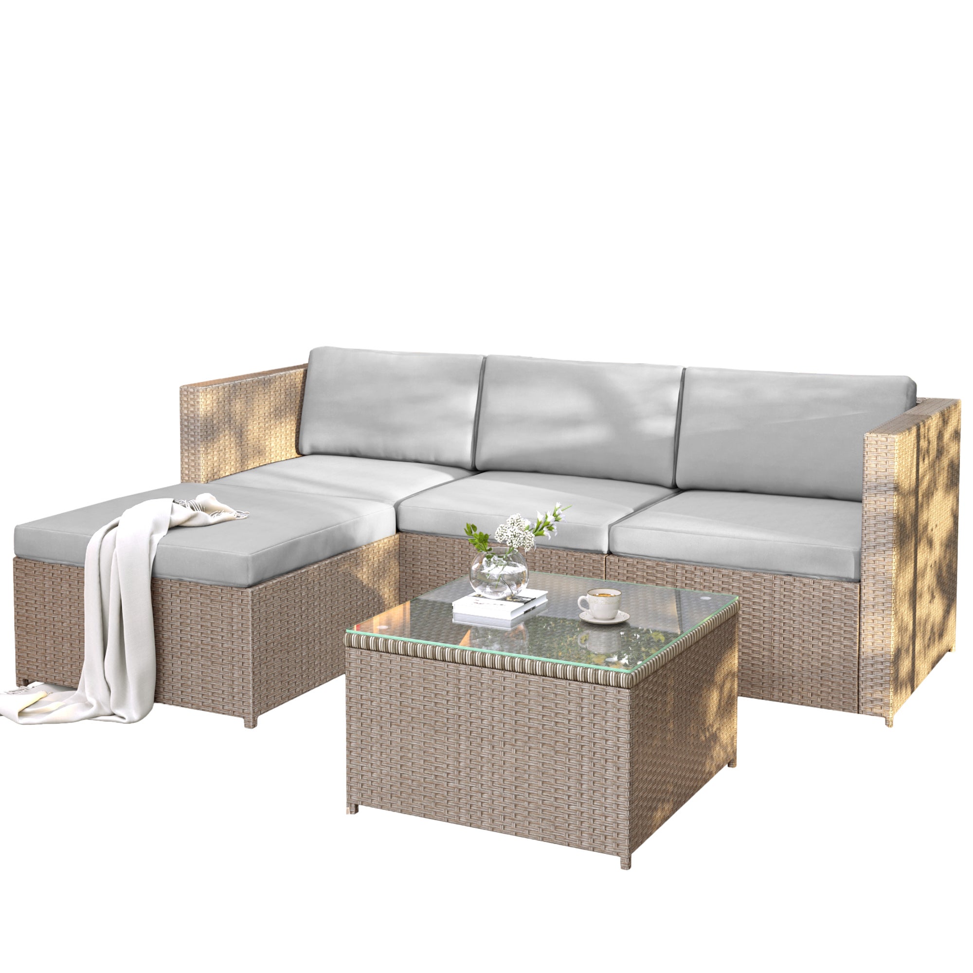 Salon de jardin en Acier 3 personnes - 2
