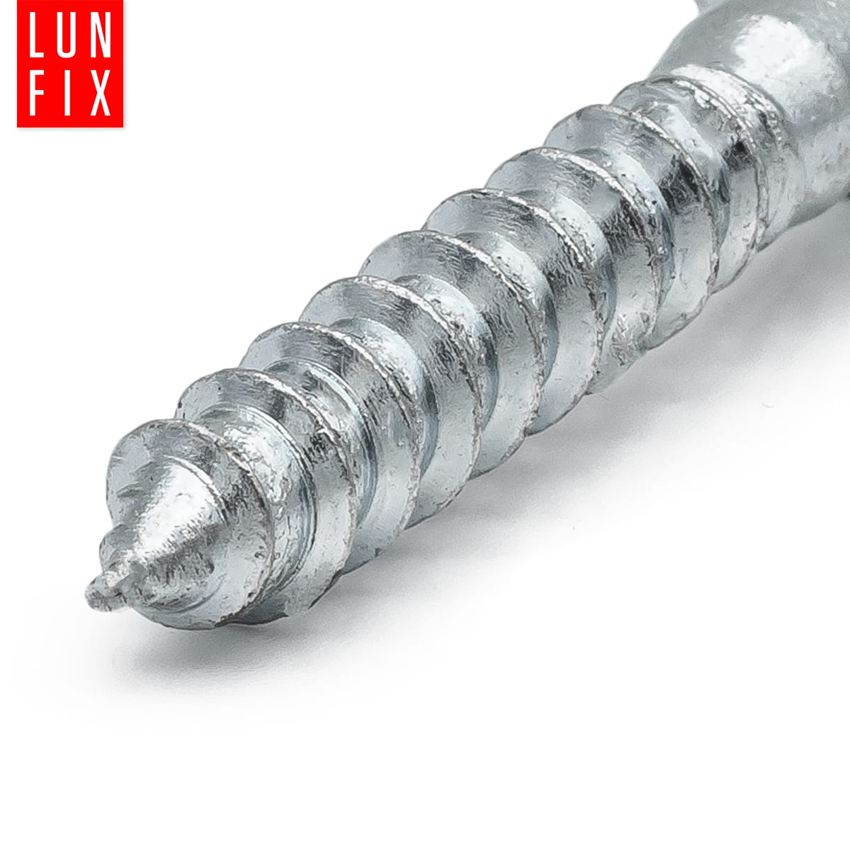 Wkręty ciesielskie z łbem sześciokątnym DIN571mm M10x160mm 5szt. - 4