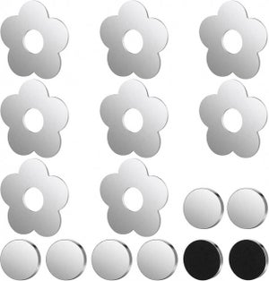 LDXDRU Lot De 24 Poids De Nappe En Pierre Naturelle Pour Extérieur Pique-Niques Et Fêtes