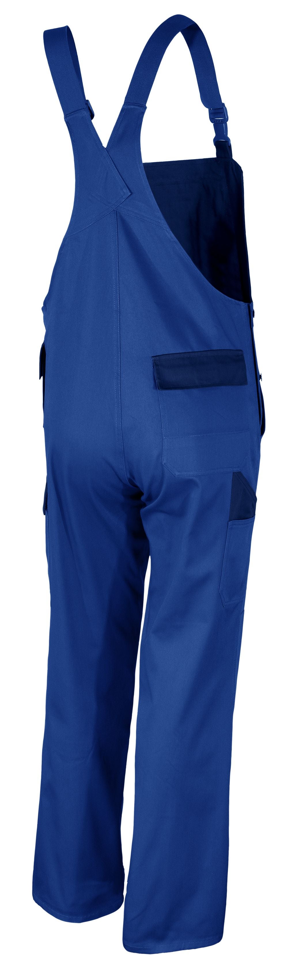 Qualitex - pantalon de travail - bleu de travail en fibre xtra résistant - royal/navy - Unisex size 44 - salopette à 11 pochs - entretien facile - 2