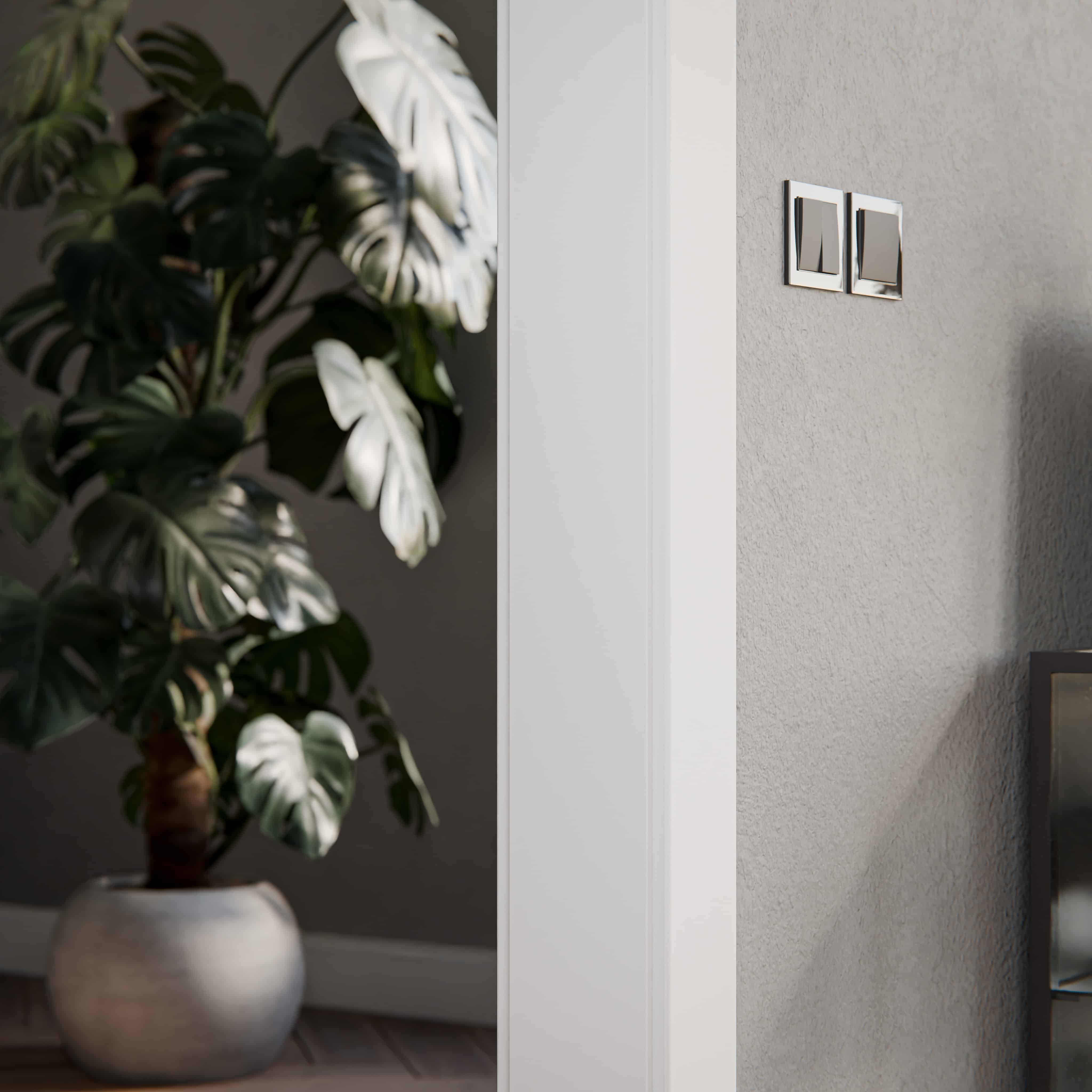 Habillage de Cloison 2.20 m - Blanc - 2