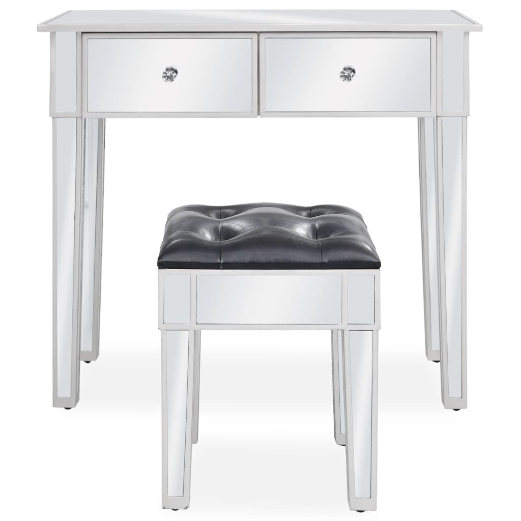 Coiffeuse Maria Blanc 132 cm avec éclairage LED Vicco
