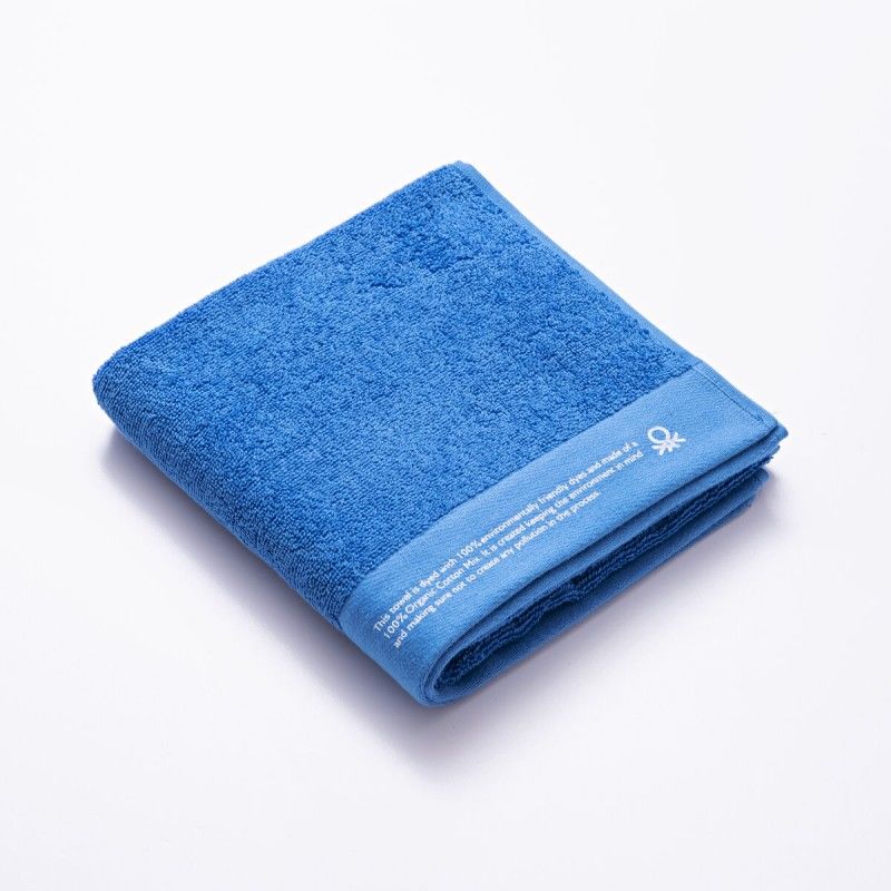 Telo da bagno Benetton ORGÁNIC BE Azzurro 50 x 90 cm - 5