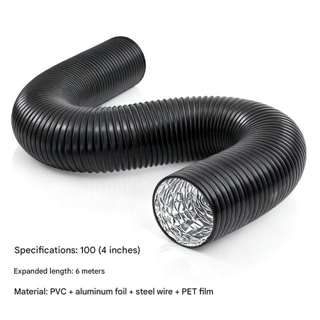 Extracteur D'air Silencieux 100 mm Ventilateur Tubulaire, Ventilateur