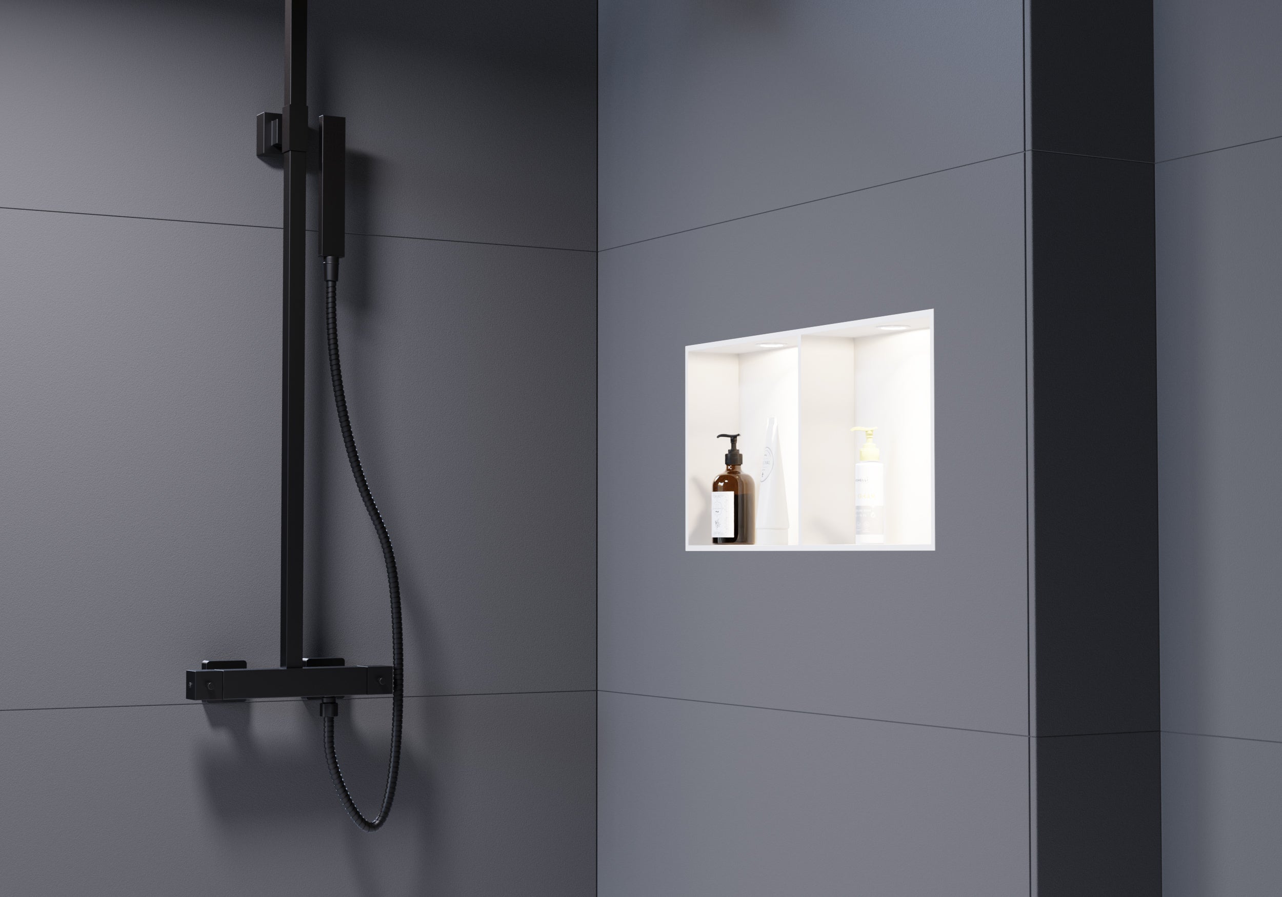 BERNSTEIN - Spot LED encastrable avec cadre Blanc mat, lumière réglable blanc neutre - Ø45x22,3cm - IP65 - 5