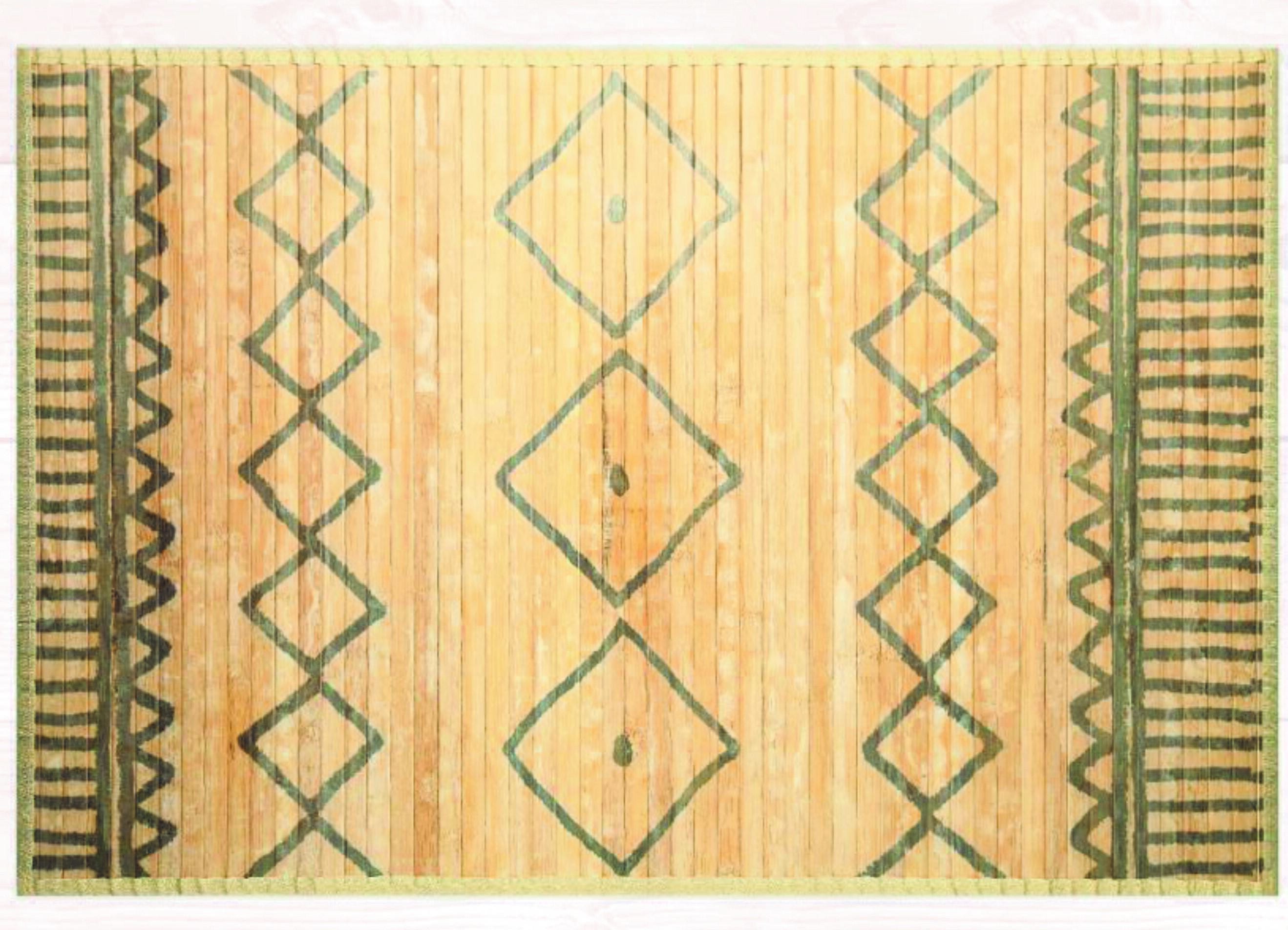 Dywan bambusowy Kenia Grecas naturalny 80x150cm - 7