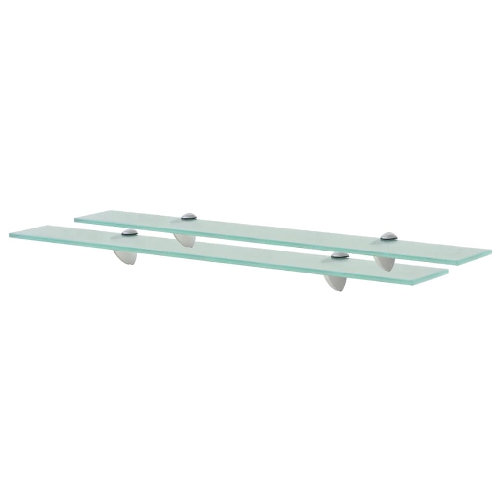 Maison exclusive - estantes flotantes 2 unidades vidrio 8 mm 70x20 cm