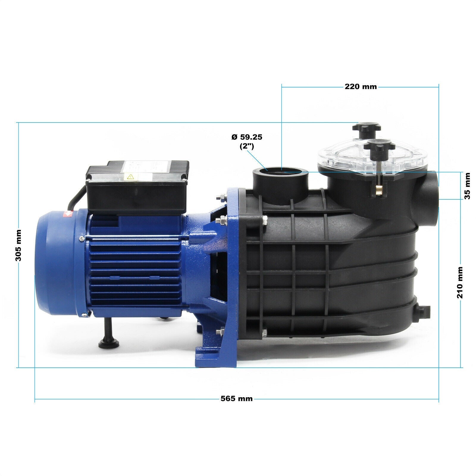 Pompe piscine 22500 litres par heure 1500 watts pompe filtration circulation pool wattshirlpool 16_0001472 - 6