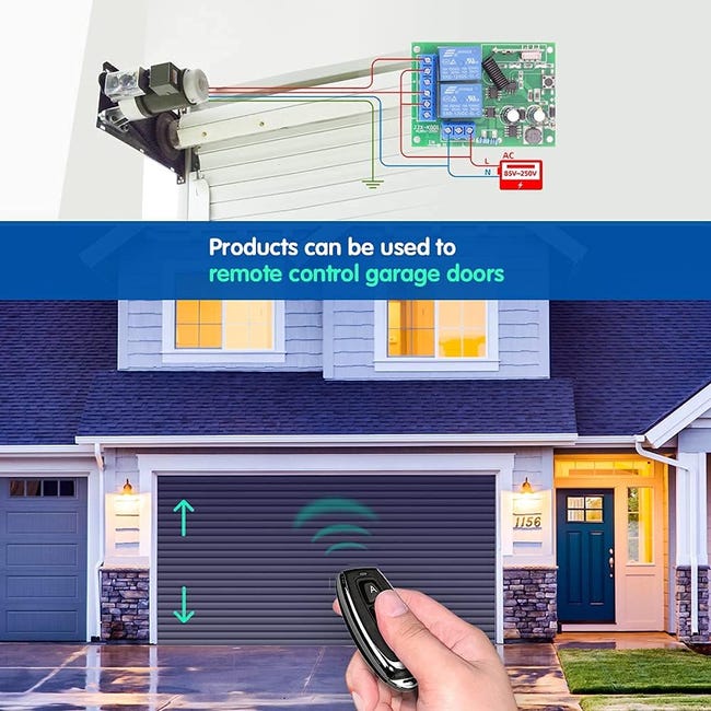 Interruttore Di Controllo Remoto A Lungo Raggio A 2 Pulsanti - Foto 5