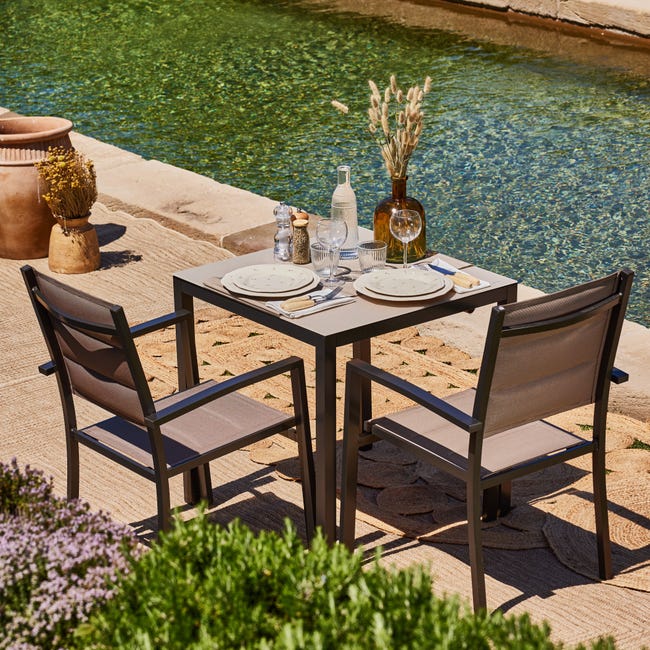 Bora Set Tavolo E Sedie Da Giardino In Resina Arredo Giardino