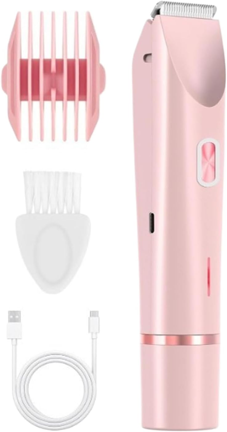 Depilator do bikini dla kobiet | Wodoodporne urządzenie do golenia z dwiema głowicami | Depilator do bikini – do depilacji okolic bikini i ciała