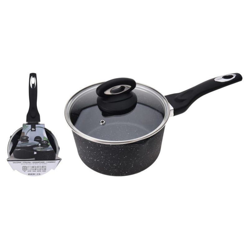 CASSEROLE EN ALUMINIUM 18CM AVEC COUVERCLE MODELE CAS18T DE CASSEROLE EN ALUMINIUM 18CM AVEC COUVERCLE MODELE CAS18T DE