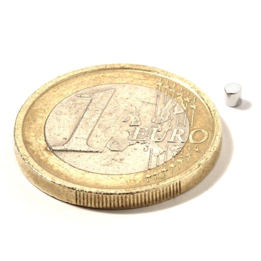 60 Aimants Néodyme Puissants 10x2mm 2KG - Mini Aimants Forts Pour Frigo Et Bricolage