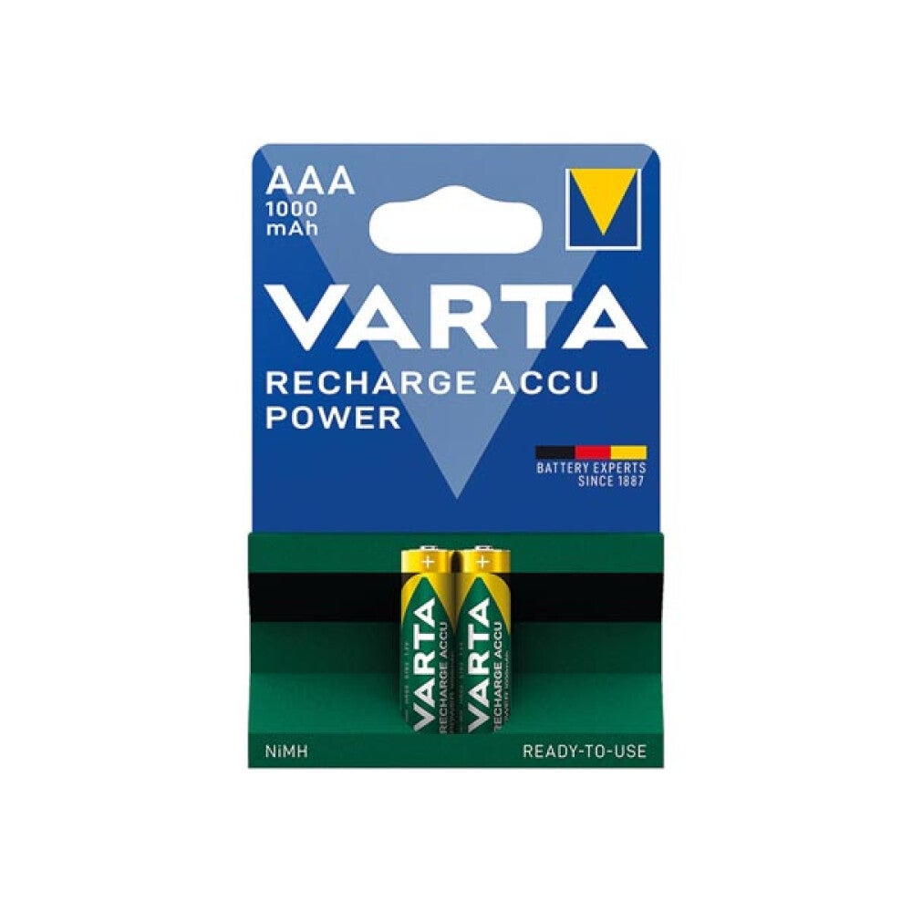 Akumulatorki Varta AAA 1000 mAh NiMH zielono-złote