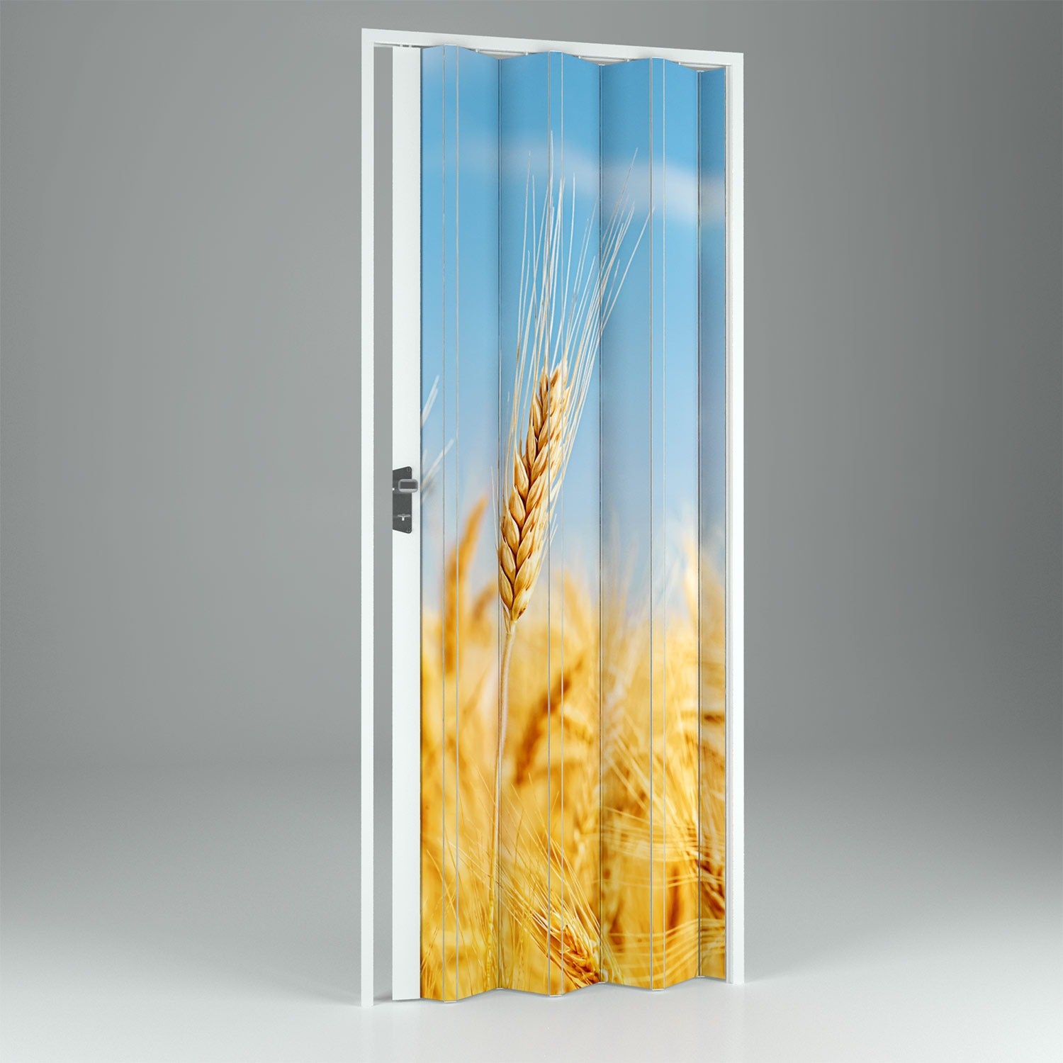 Porte pliante accordéon intérieur en PVC Grain 102x214 cm mod. Vera ...